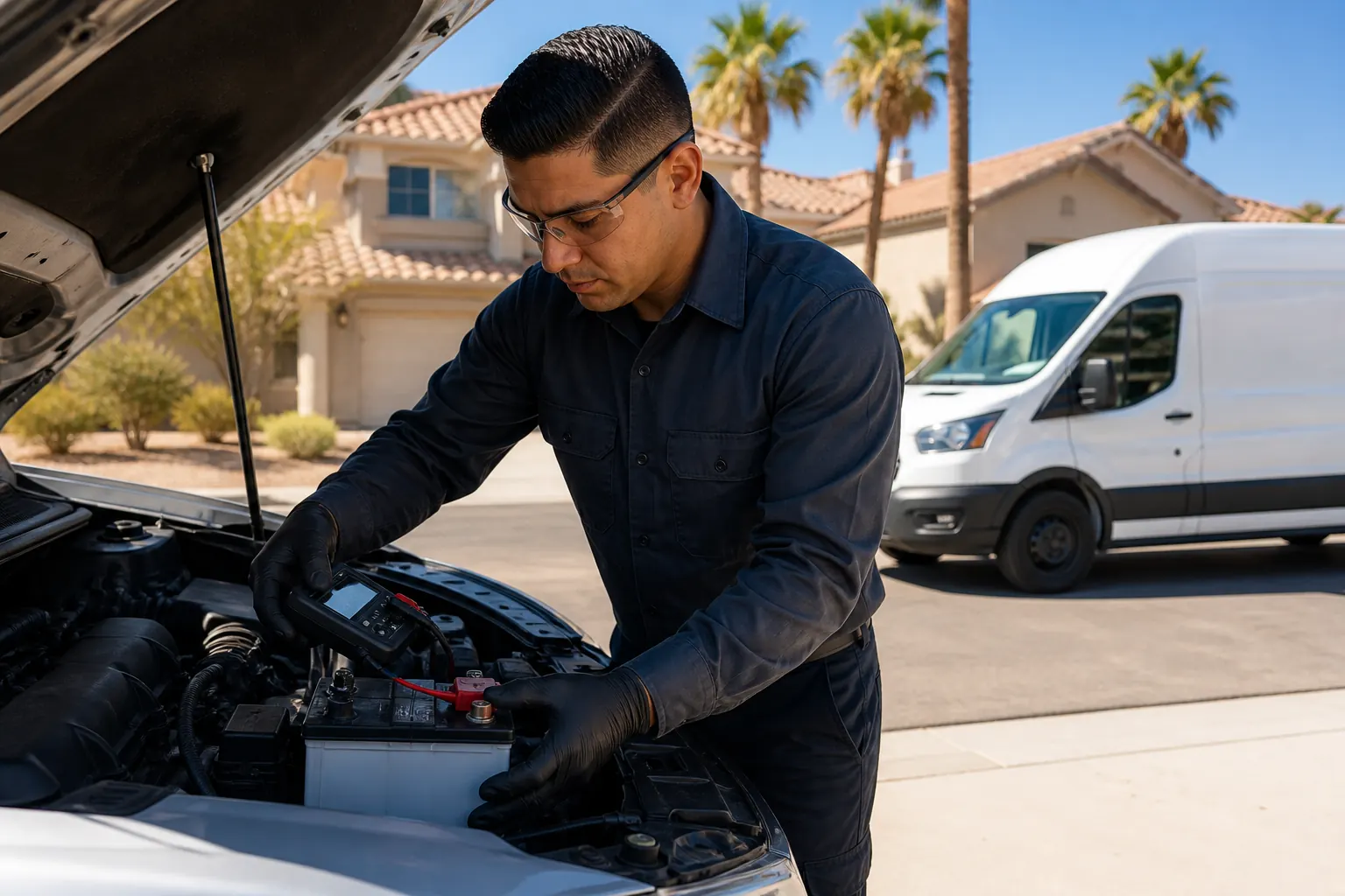 Mobile battery replacement service in Las Vegas