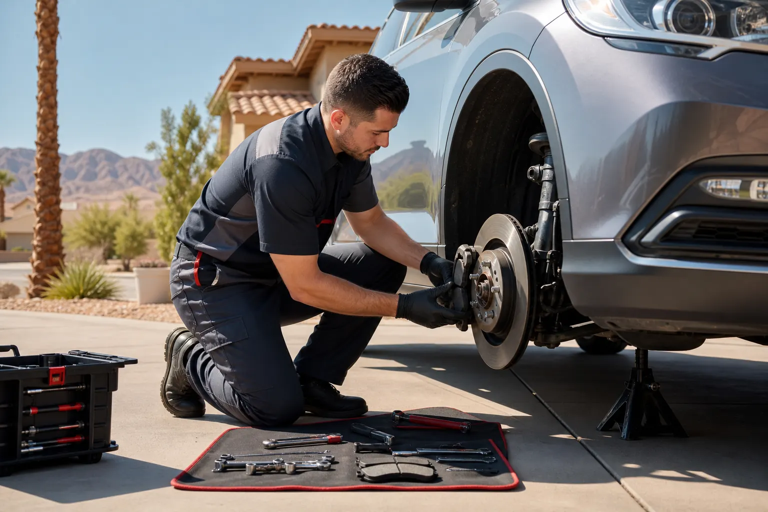 Mobile brake repair service in Las Vegas