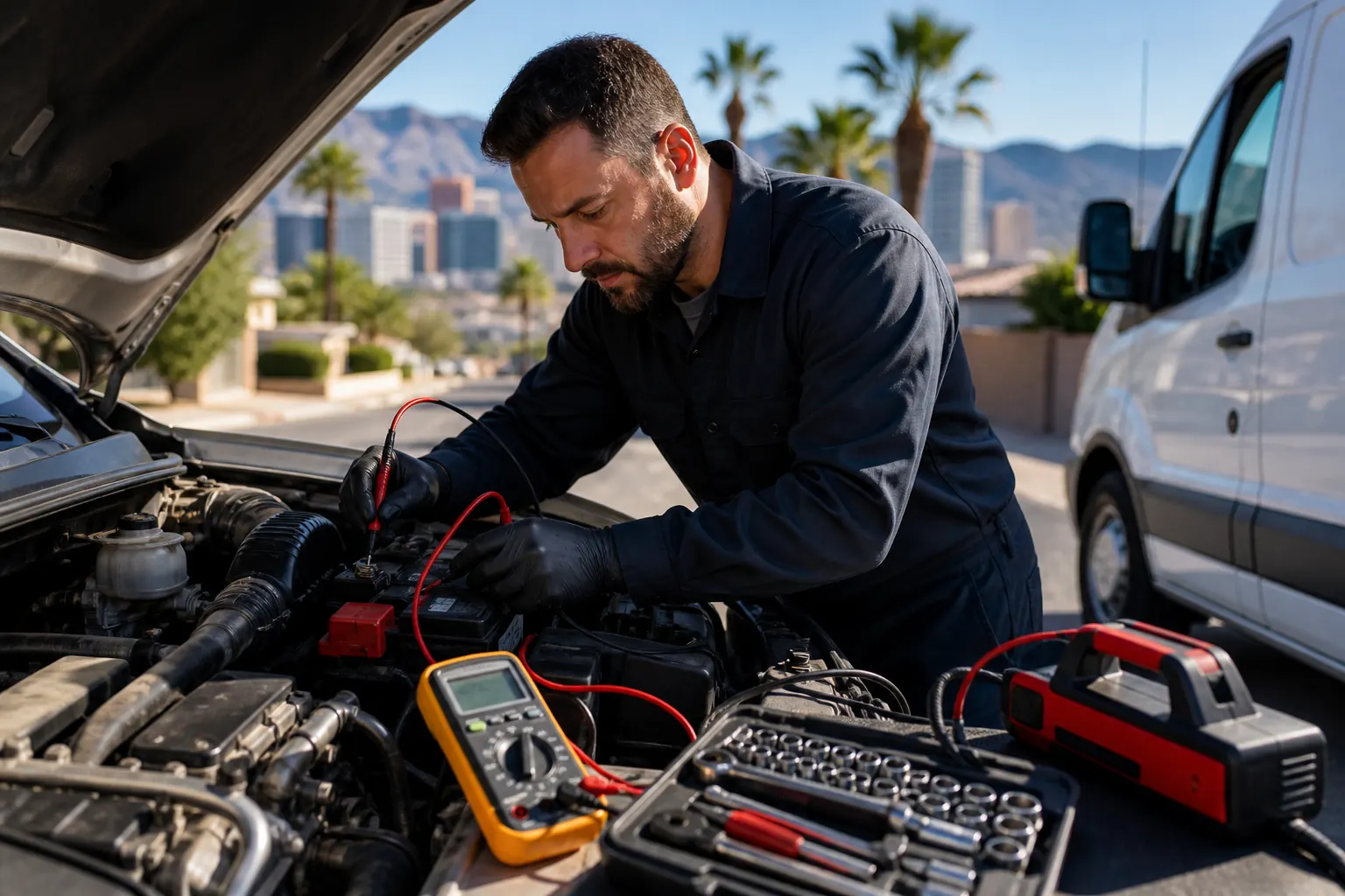 Starter and alternator repair service in Las Vegas